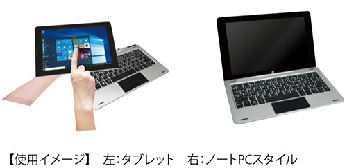 2 in 1 のWindows ノートパソコンのスペック