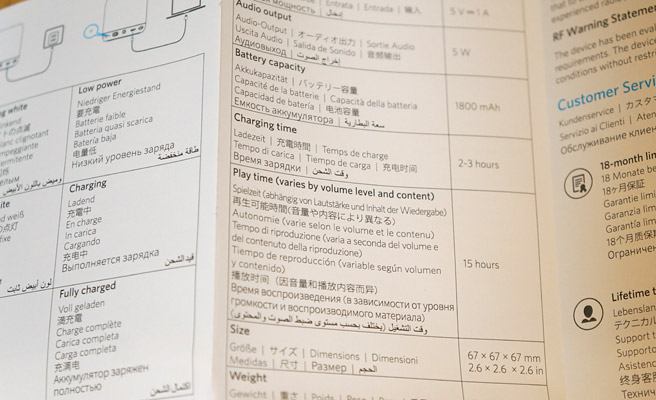 SoundCoreの説明書