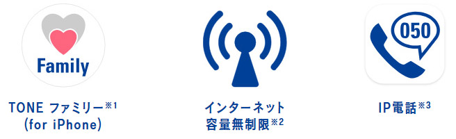 ネット使い放題で月額1,500円