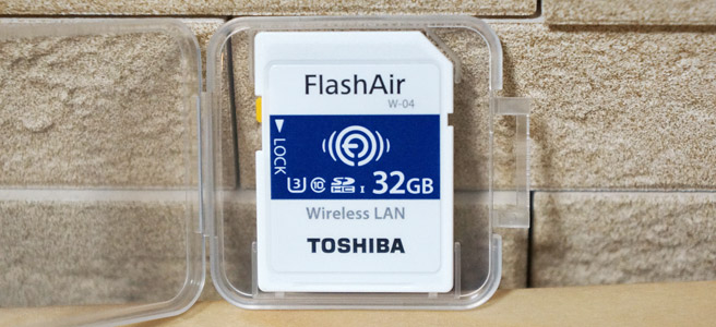 FlashAirはWi-Fi機能を内蔵したSDカード