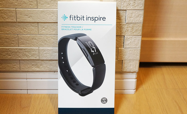 ヨドバシでポチッと購入した翌日、早速「Fitbit Inspire」が届きました。
