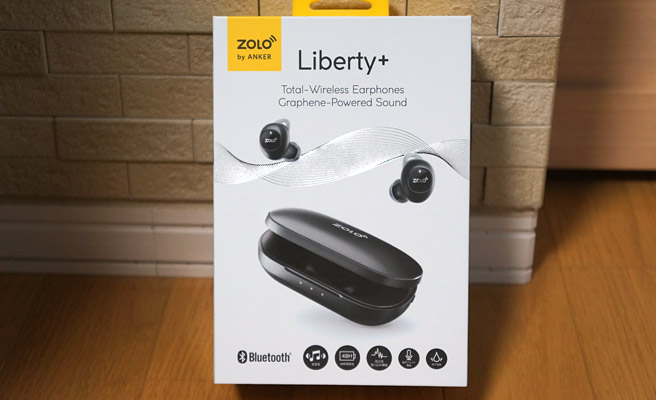 こちらが「Anker Zolo Liberty+（Z2010）」の化粧箱です。