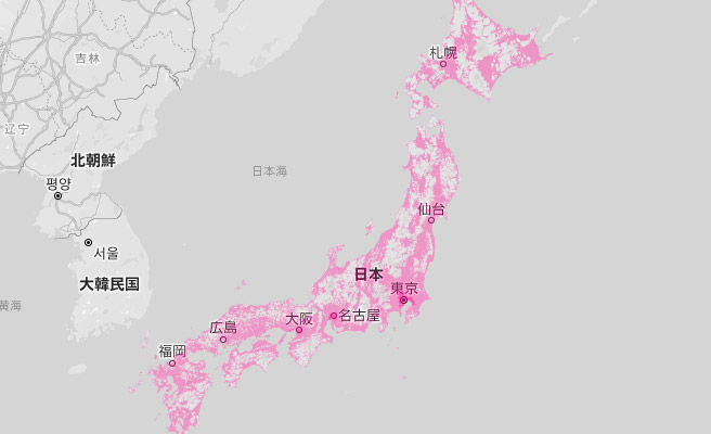 そして、高速通信が使い放題になる楽天回線エリアはどこなのか。自分の住んでいるエリアが対象なのかは気になるところですよね。こちらは、2020年4月7日時点）の、楽天モバイルから公開されている対象エリアになります。